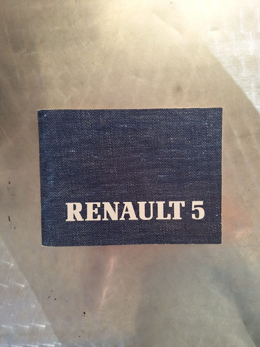 Renault ancien livret carnet - renault, 5