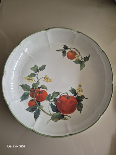 Grand plat creux faïence - plat,