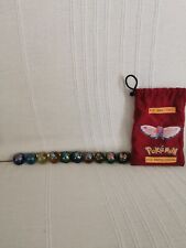 LOT POKEMON SACHET PAPILUSION ET 10 BILLES DONT AQUALI / STAROSS/RAICHU VINTAGE