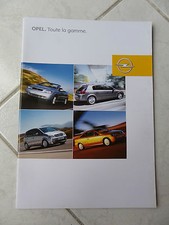 Opel Gamme 2003 Astra Zafira