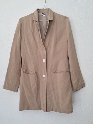 Trench veste blazer longue - trench,
