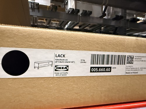 Ikea lack unit black brown - ikea, black-brown
