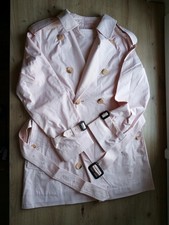 Burberry trench-coat rose pastel femme Taille M 38 mesures voir photos legere