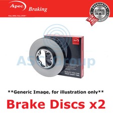 2x Apec BRAKING 345mm Cross