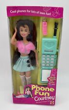 Barbie 1995, Phone Fun Courtney Fabriqué en Malaisie NRFB**