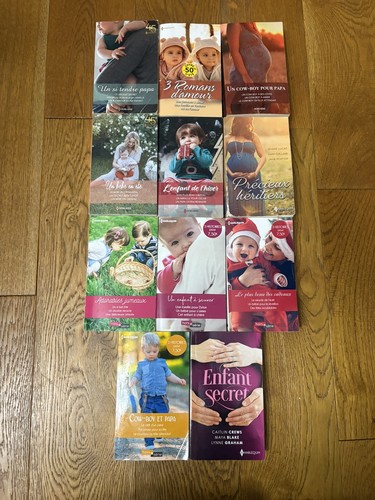 Lot livres harlequin romans - 11,