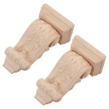  Lot de 2 corbeaux sculptés