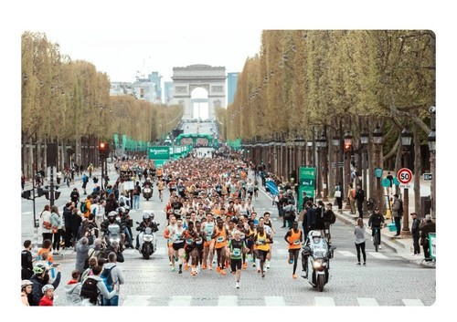 Dossard marathon paris 2025 - dossard,