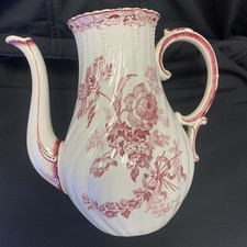 Rare Théière   "FONTANGES" rouge des Faïenceries de SARREGUEMINES U&Cie (40)