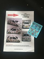 DECALS 1/43 PEUGEOT 106