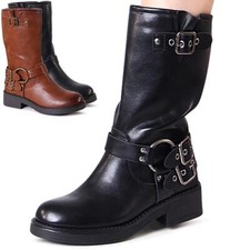 Bottes Biker Pour Femmes