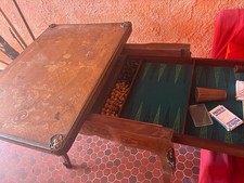 Table à Jeux En Marqueterie Style Louis XV