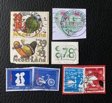 Lot de 8 timbres des Pays-Bas