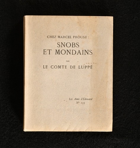 1928 chez marcel proust snobs - marcel,