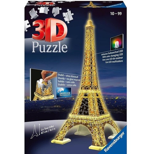 Puzzle ravensburger tour - puzzle, 3d