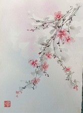 Viêthô, Aquarelle Japonisante, Asie