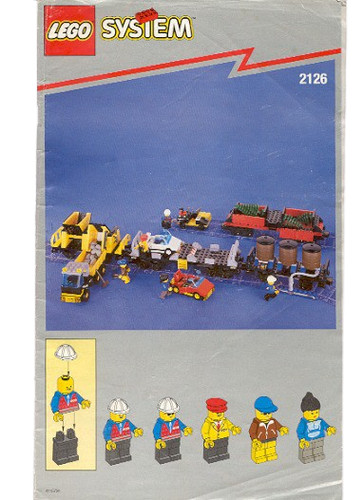 Lego train chemin fer - train, de