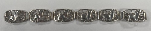 Bracelet floral argent - floral, en