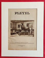 Publicité presse: Piano PLEYEL Série A de MONTRY décoré par Léo HUILLARD 1924