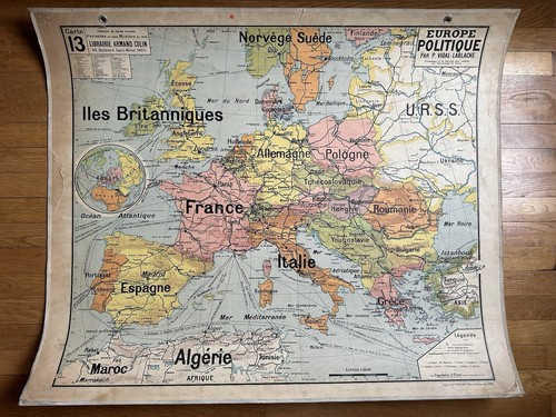 Carte scolaire vidal - carte, lablache