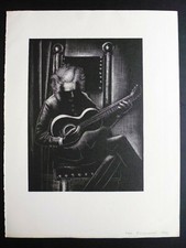Gravure 1947 musicien de - musicien:,