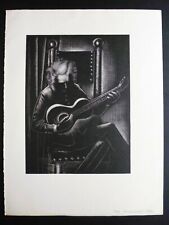 gravure 1947 : le musicien: de Ram Rischmann