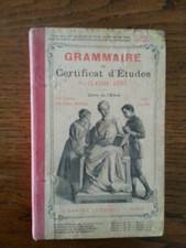 grammaire certificat d'études