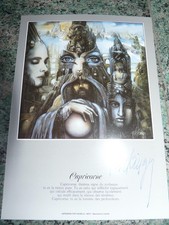 Carte photo d'Art signe du