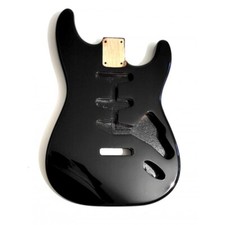 Corps Stratocaster Noir vernis