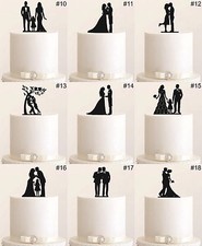 Figurine à gâteau Cake Topper Wedding mariage étages acrylique bouchon à gâteau figurine NEUF