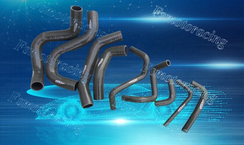 Black silicone hose for - black,