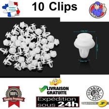 10 Clips PEUGEOT Fixation Garniture Porte 307 308 407 206 207 3008 406 208 2008