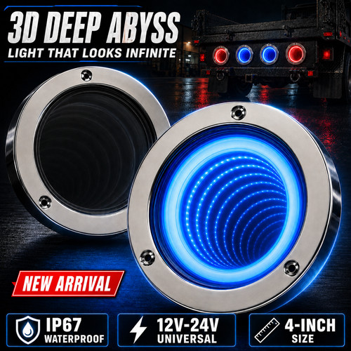 Feux arrière led - arrière, 4"