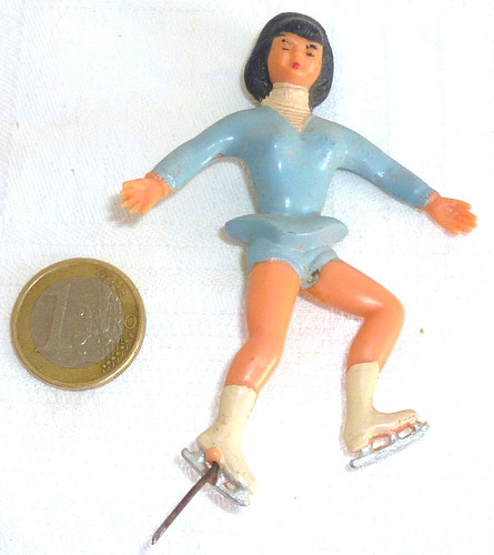Figurine patineuse vintage - figurine,