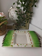 Plat à Asperges en Barbotine