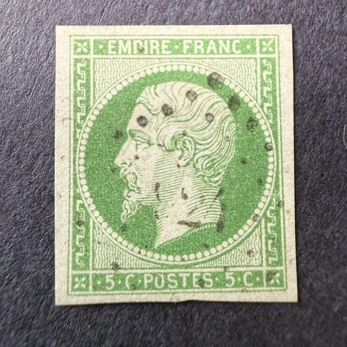 Napoléon 5c vert - y&t, 12,