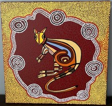 Peinture Aborigène sur toile