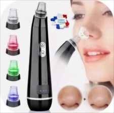 Appareil USB Aspirateur acné point noir soin du visage comédons pores 5 embouts