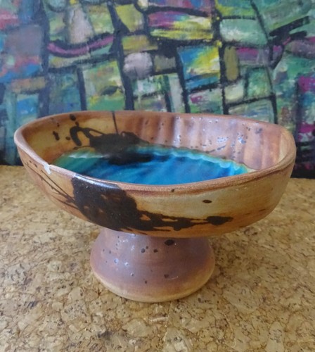 Poterie colombe tachiste - poterie,