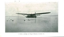 Publicité ancienne document mouillage sur l'étang de Biscaross issue de magazine