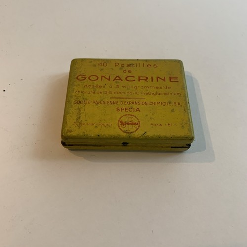 Old iron advertising box - old,
