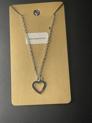 Collier fantaisie argenté - collier,