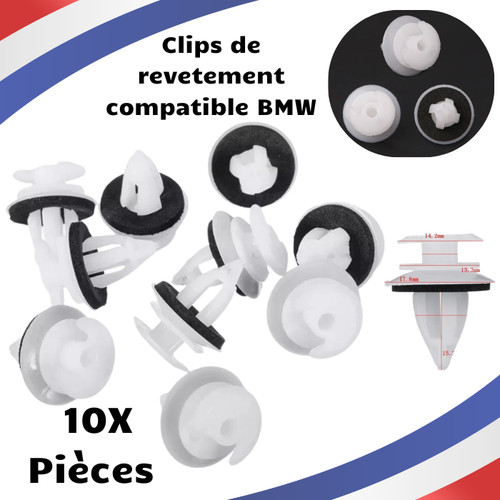 Clips porte intérieur - 10,