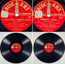 Emile Prud'homme & Pierre Daragon : Dernière valse DISQUE 78 tours DISC ART 400