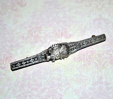 Broche ancienne Porc Epic couronné - Roi Louis XII Ordre de Chevalerie 6.7x1cm