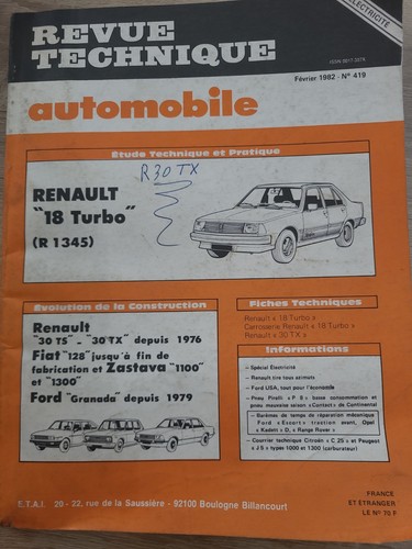 Rta revue technique automobile - technique,
