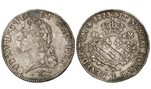 France louis xv écu - sc-france, xv.