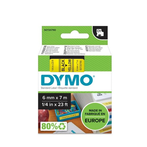 Ruban étiquetage dymo - ruban, d'étiquetage