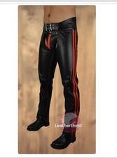 Pantalon à capuche en cuir de