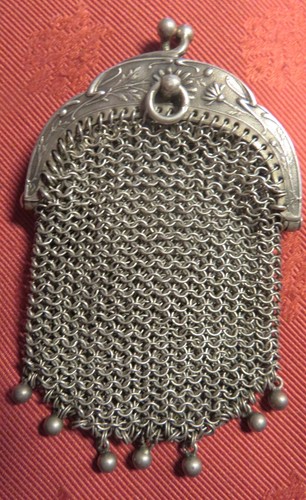 Bourse argent ancienne - bourse,